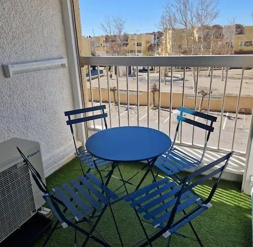 L'escapade Gruissanaise, 1 Chambre, Loggia, Climatisation, Wifi Avec Piscines De Mi-mai A Mi-septembre Dans Appartement *