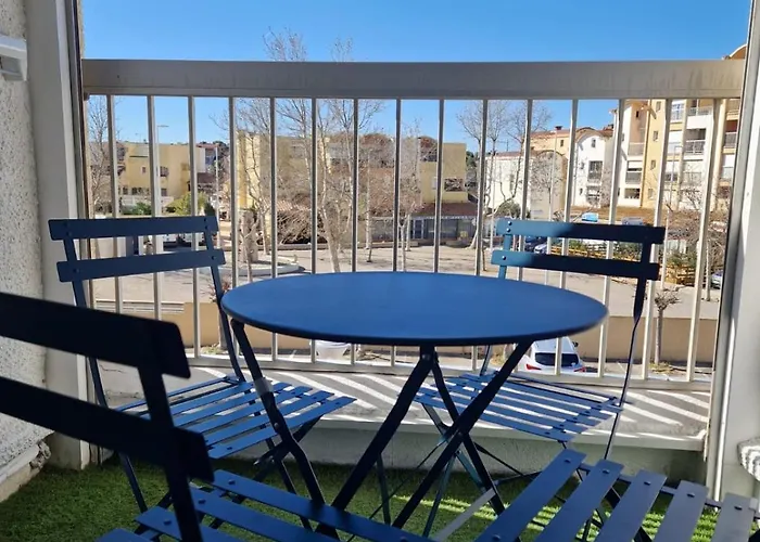 Appartement L'escapade Gruissanaise, 1 Chambre, Loggia, Climatisation, Wifi Avec Piscines De Mi-mai A Mi-septembre Dans *