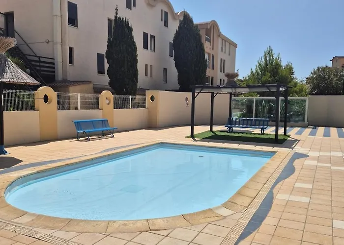 L'escapade Gruissanaise, 1 Chambre, Loggia, Climatisation, Wifi Avec Piscines De Mi-mai A Mi-septembre Dans Appartement